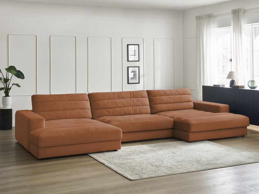 Sierra - Fixed Panoramic Sofa - Velvet