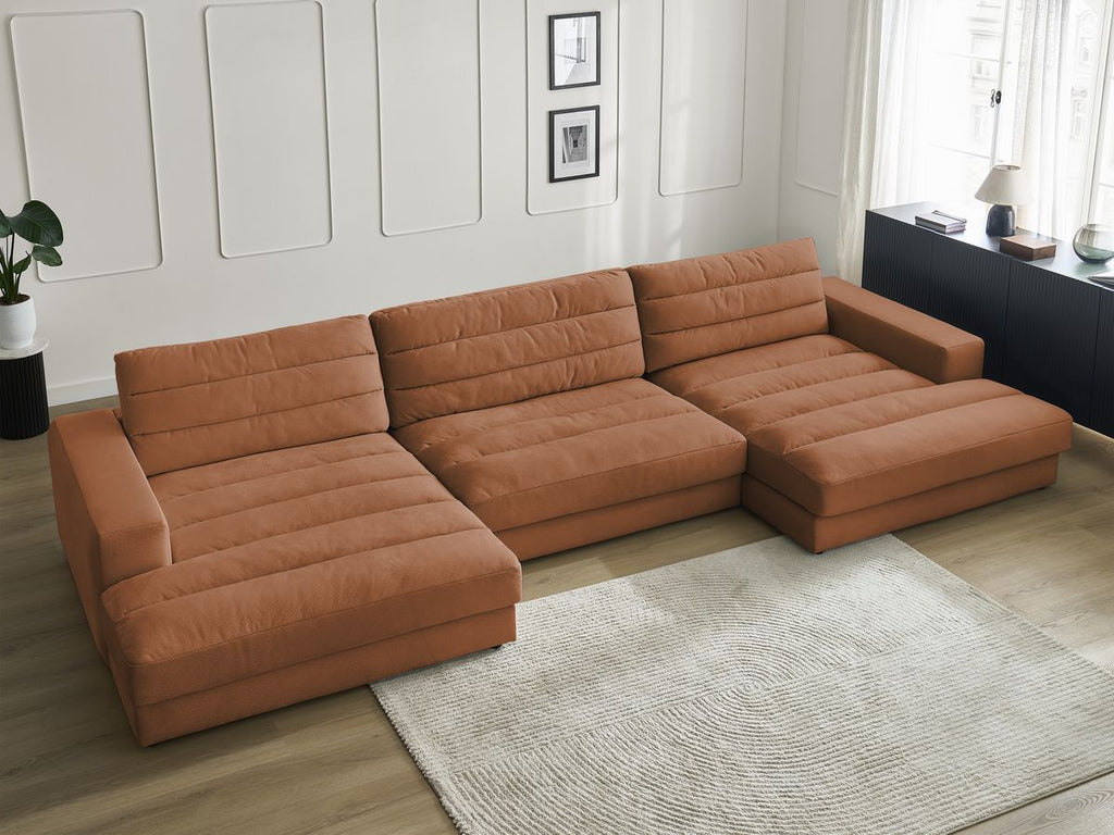 Sierra - Fixed Panoramic Sofa - Velvet