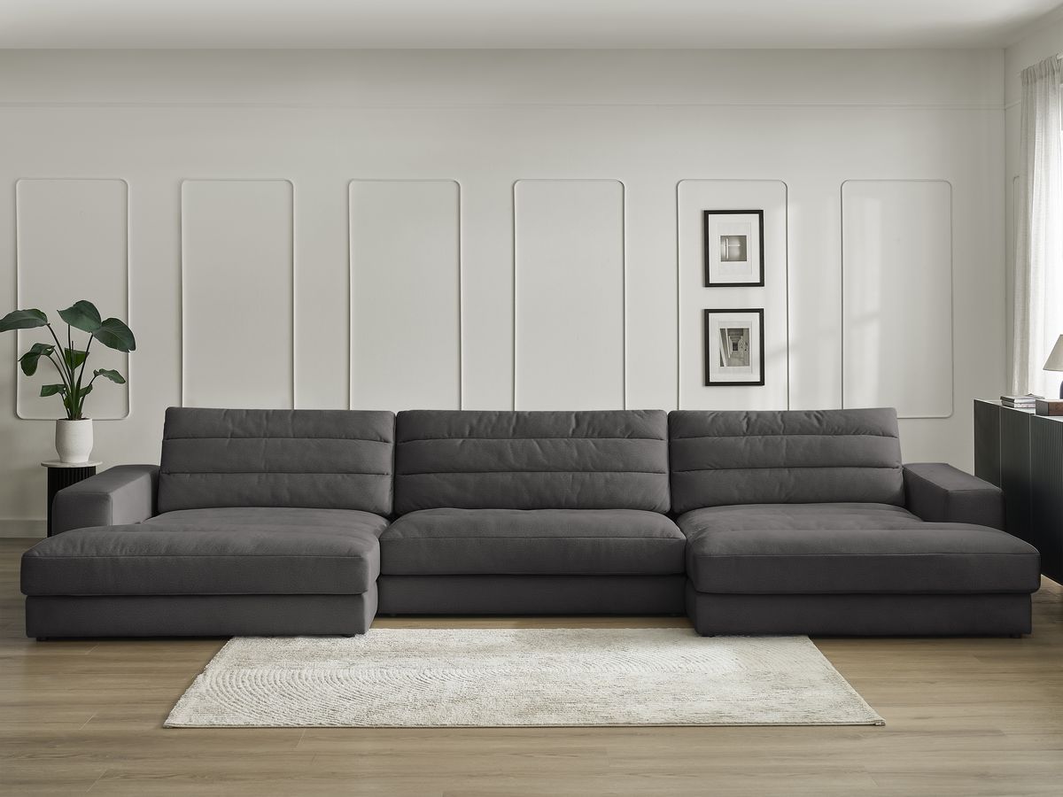 Sierra - Fixed Panoramic Sofa - Velvet