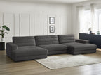Sierra - Fixed Panoramic Sofa - Velvet