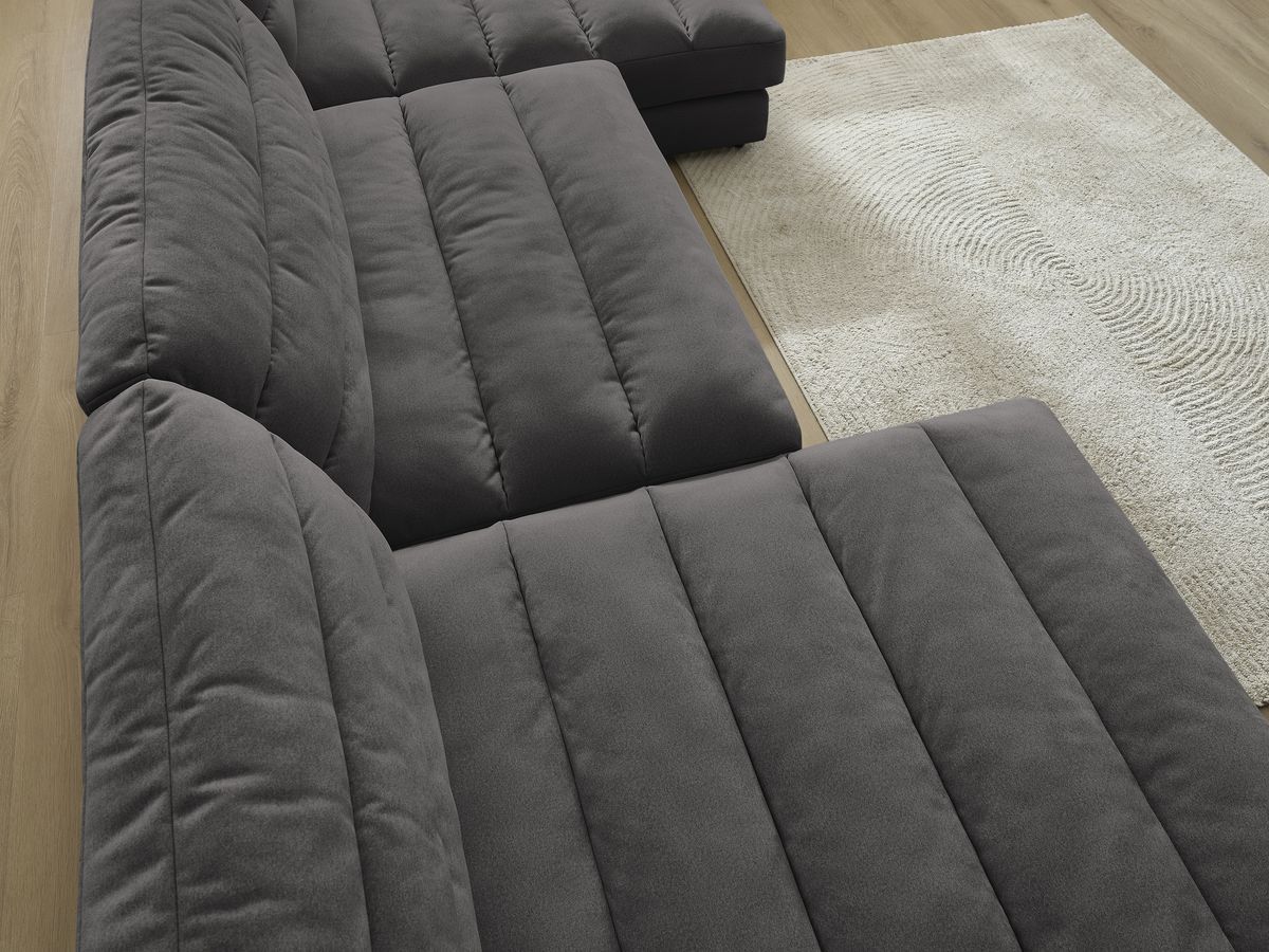 Sierra - Fixed Panoramic Sofa - Velvet