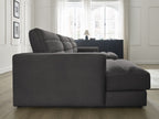 Sierra - Fixed Panoramic Sofa - Velvet