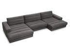 Sierra - Fixed Panoramic Sofa - Velvet