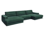 Sierra - Fixed Panoramic Sofa - Velvet