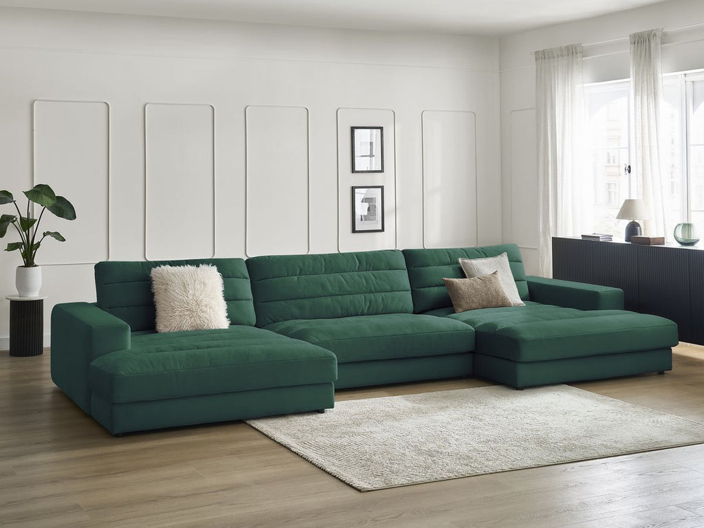 Sierra - Fixed Panoramic Sofa - Velvet