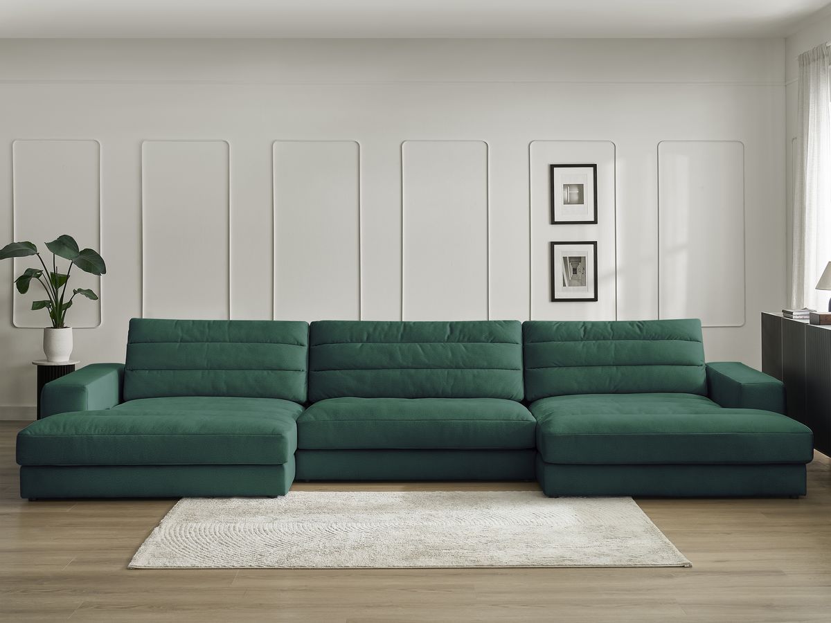 Sierra - Fixed Panoramic Sofa - Velvet