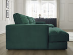 Sierra - Fixed Panoramic Sofa - Velvet