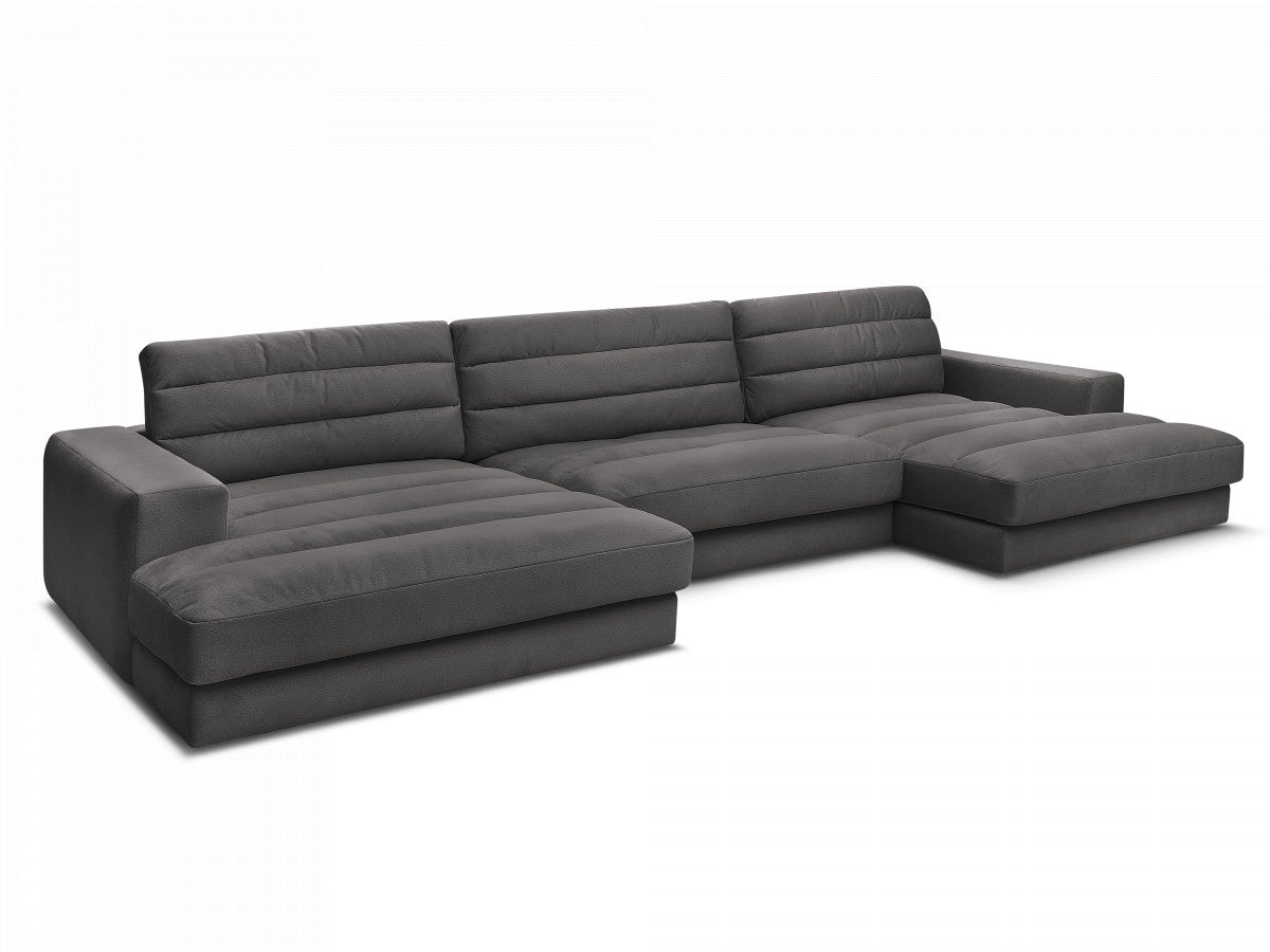 Sierra - Fixed Panoramic Sofa - Velvet