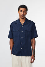 Chemise Daniel SS - Navy Blue