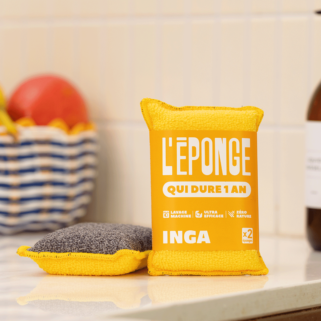 Duo D'Éponges Lavables (avec ou sans support)