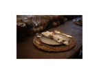 Malmousque - Conjunto con mesa de comedor extensible de 210 a 270 cm + 6 sillas Bastide de chapa de roble macizo