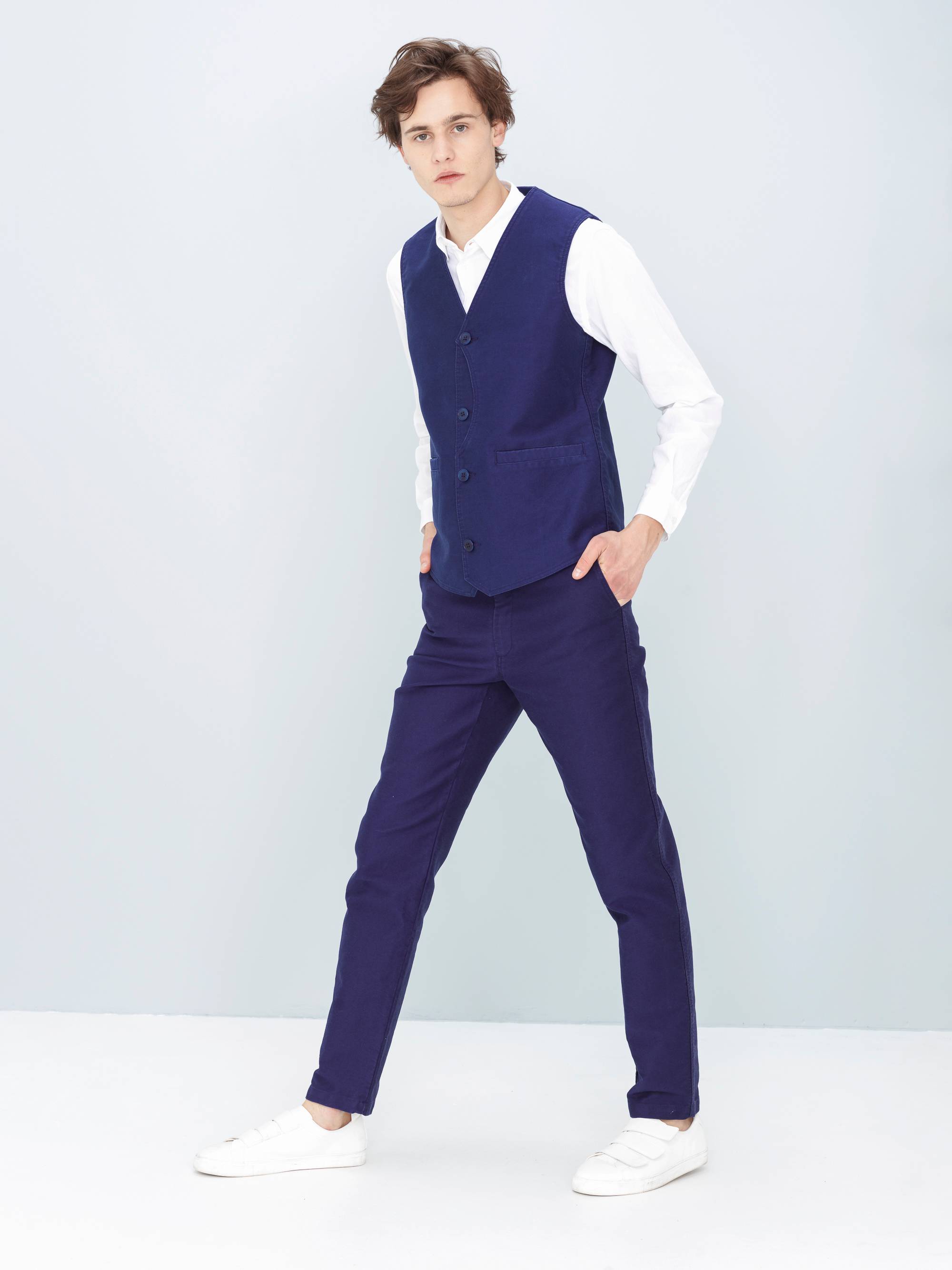 Gilet Lmsm Authentique - Blue - Homme