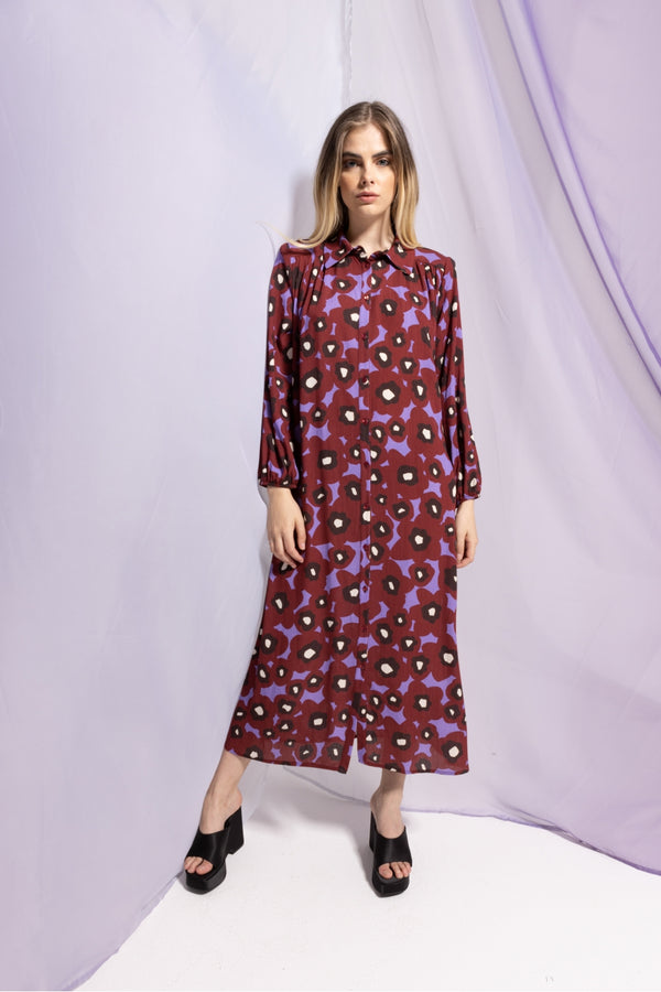La Robe Jane Pop Flower Mauve