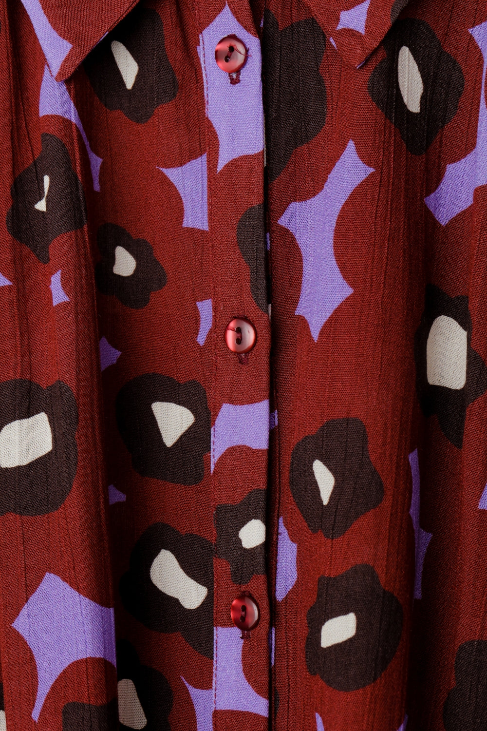 Vestido color malva con flores de The Jane Pop