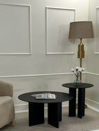 Ensembles De Tables Basses Leo (45 + 42) - Noir