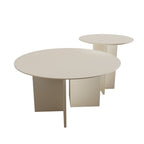 Ensembles De Tables Basses Leo (45 + 42) - Crème