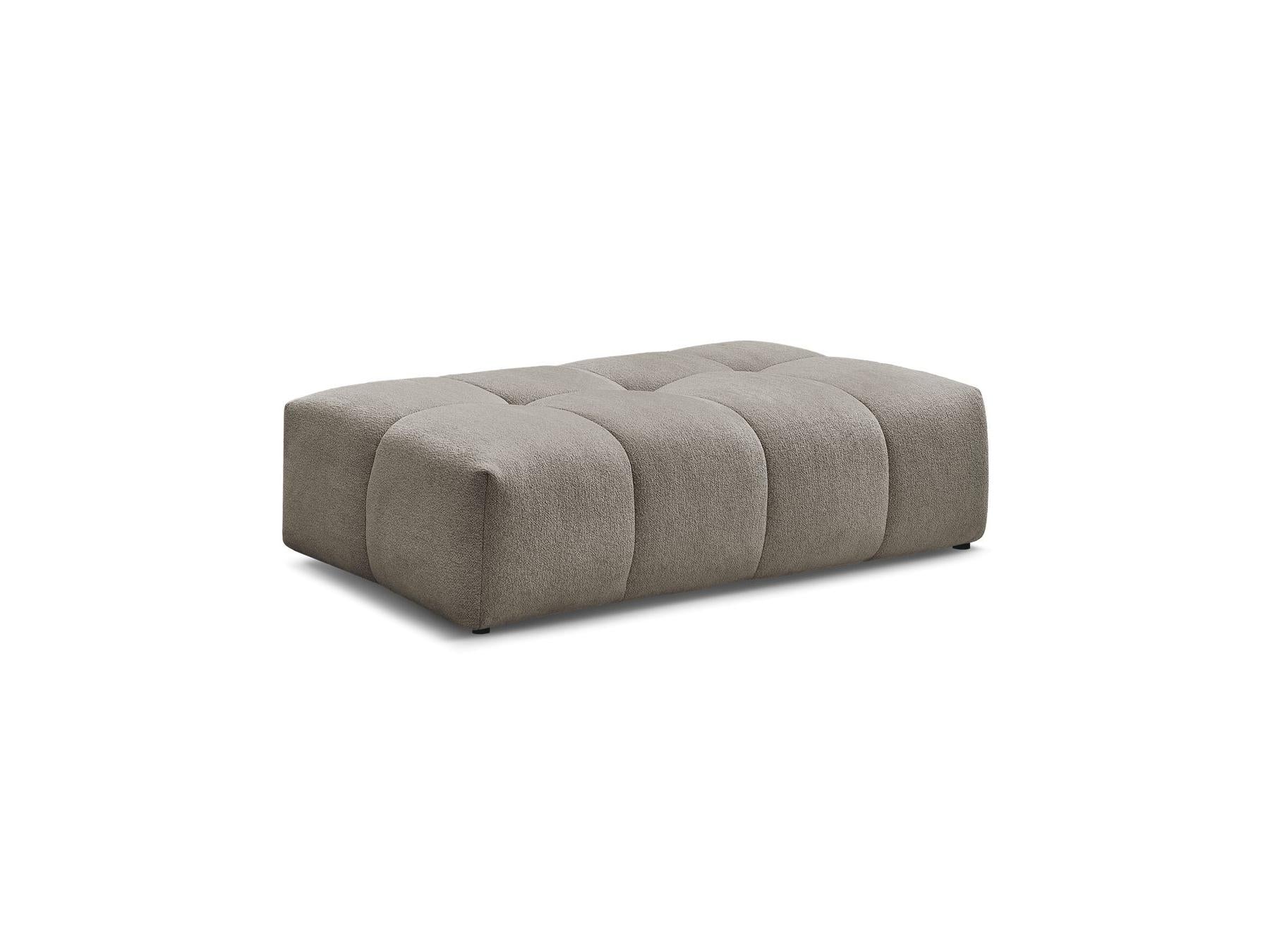 Everest - Pequeño puf - Tela jaspeada
