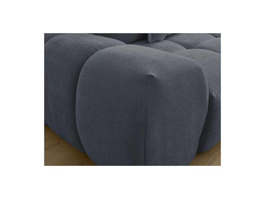 Everest - Sofá recto convertible con arcón - Tejido texturizado - 5 cojines