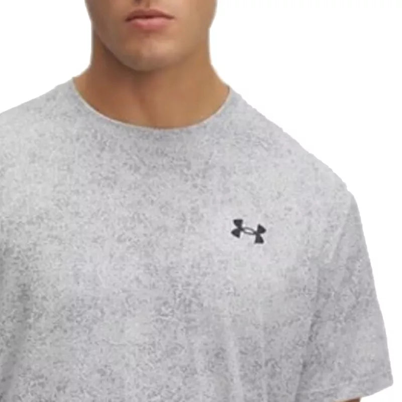 Camiseta Tech Pixelate - Gris Claro, Negro - Hombre