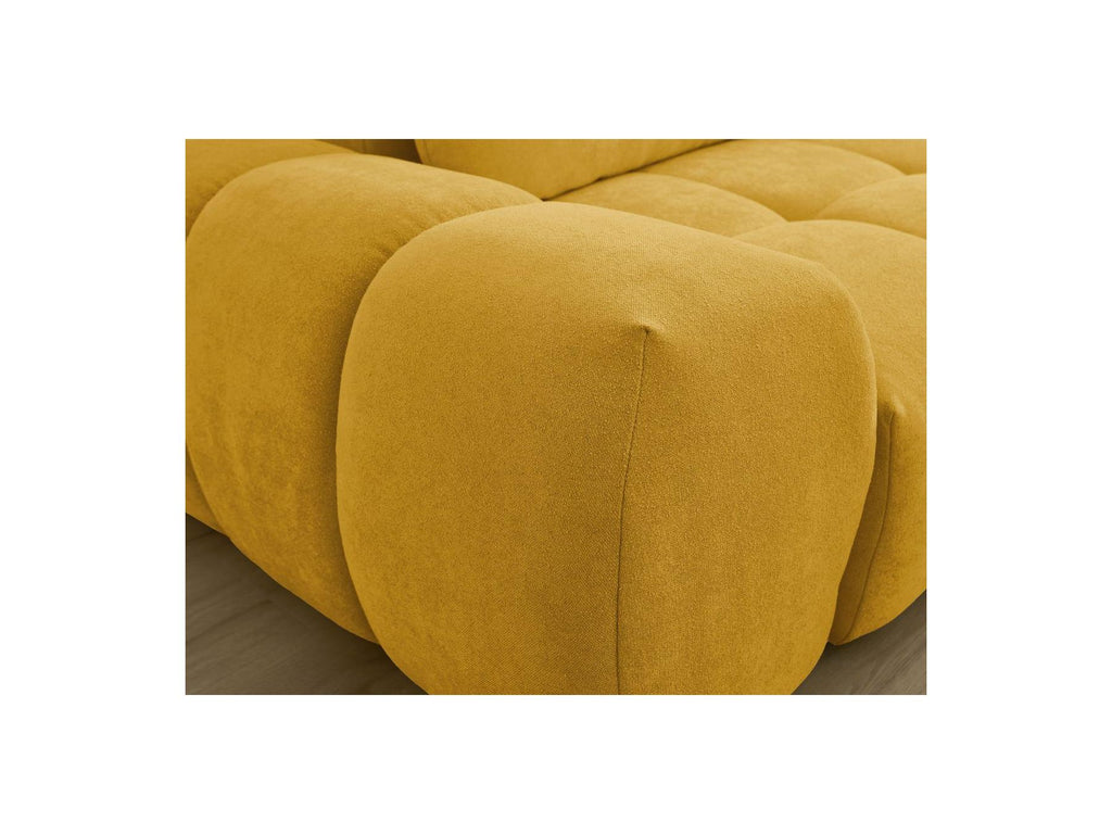 Everest - Sofá recto convertible con arcón - Tejido texturizado - 2 cojines