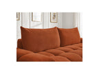 Everest - Sofá recto convertible con arcón - Tejido texturizado - 2 cojines
