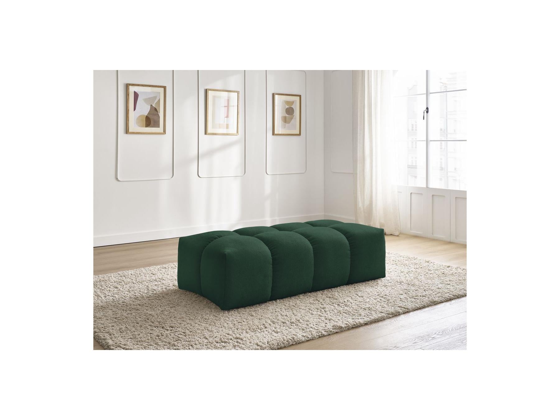 Everest - Small Pouf - Textured Fabric