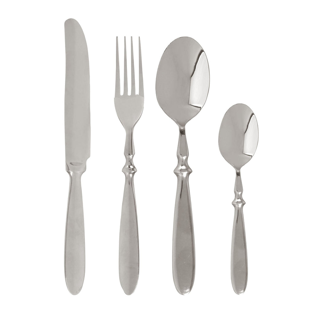 Set of 6 Alrick Coffee Spoons - Silver