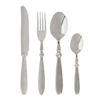 Set of 6 Alrick Coffee Spoons - Silver