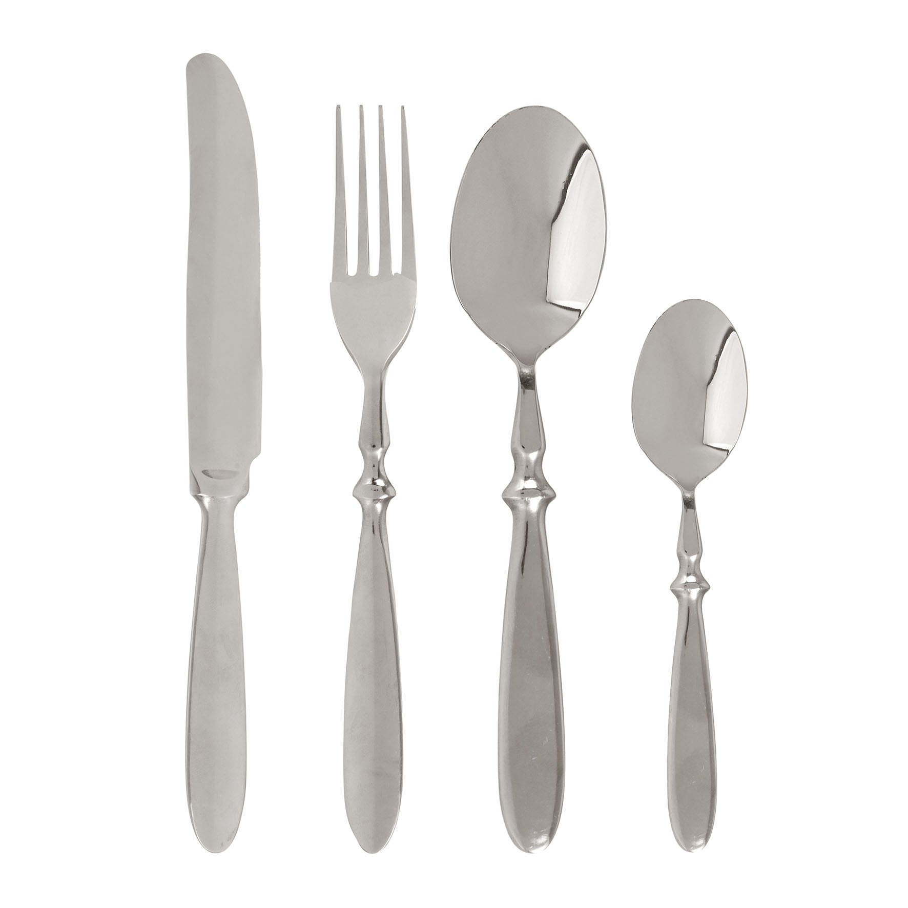 Set of 6 Alrick Coffee Spoons - Silver