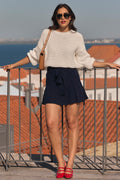 Albertina Navy Skort