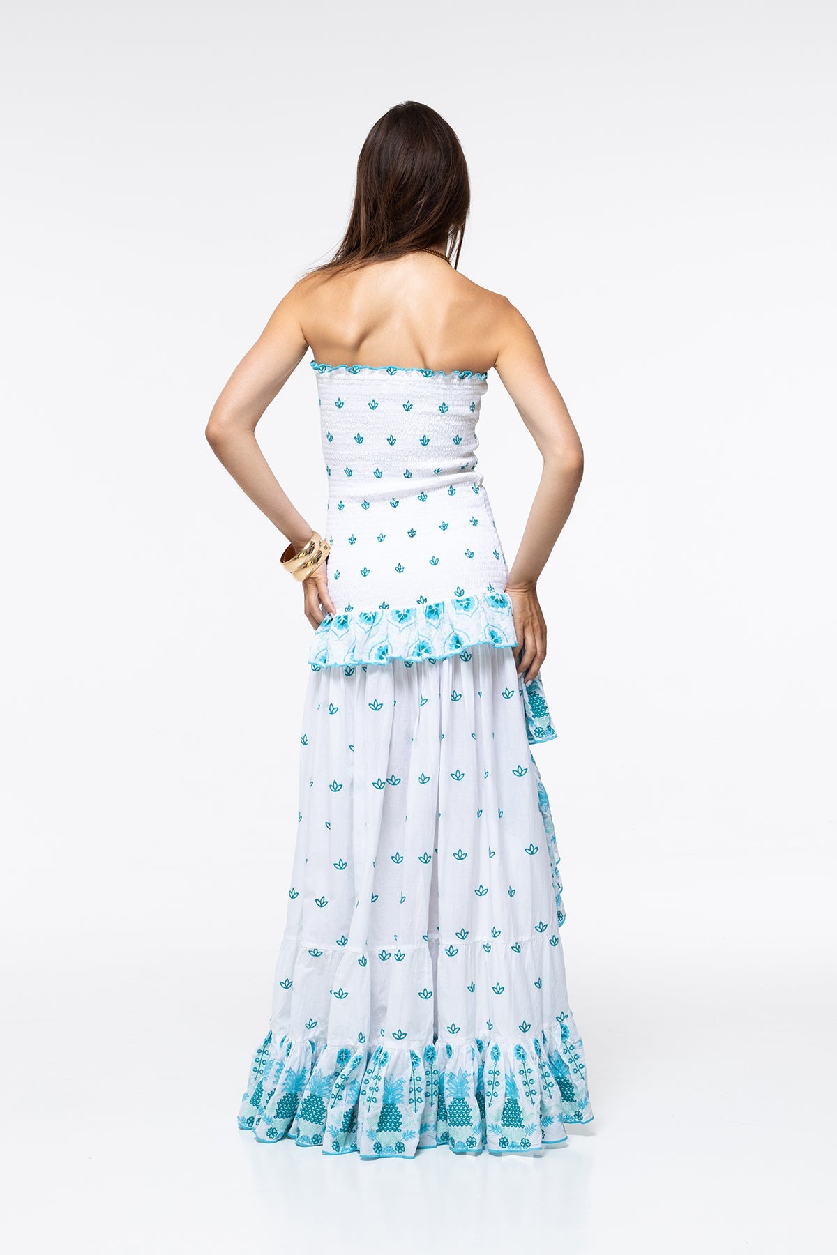 Vestido Livi - Aqua Pineapple