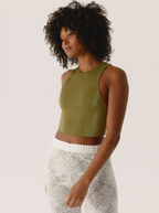 Top Shiny Khaki