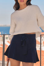 Albertina Navy Skort