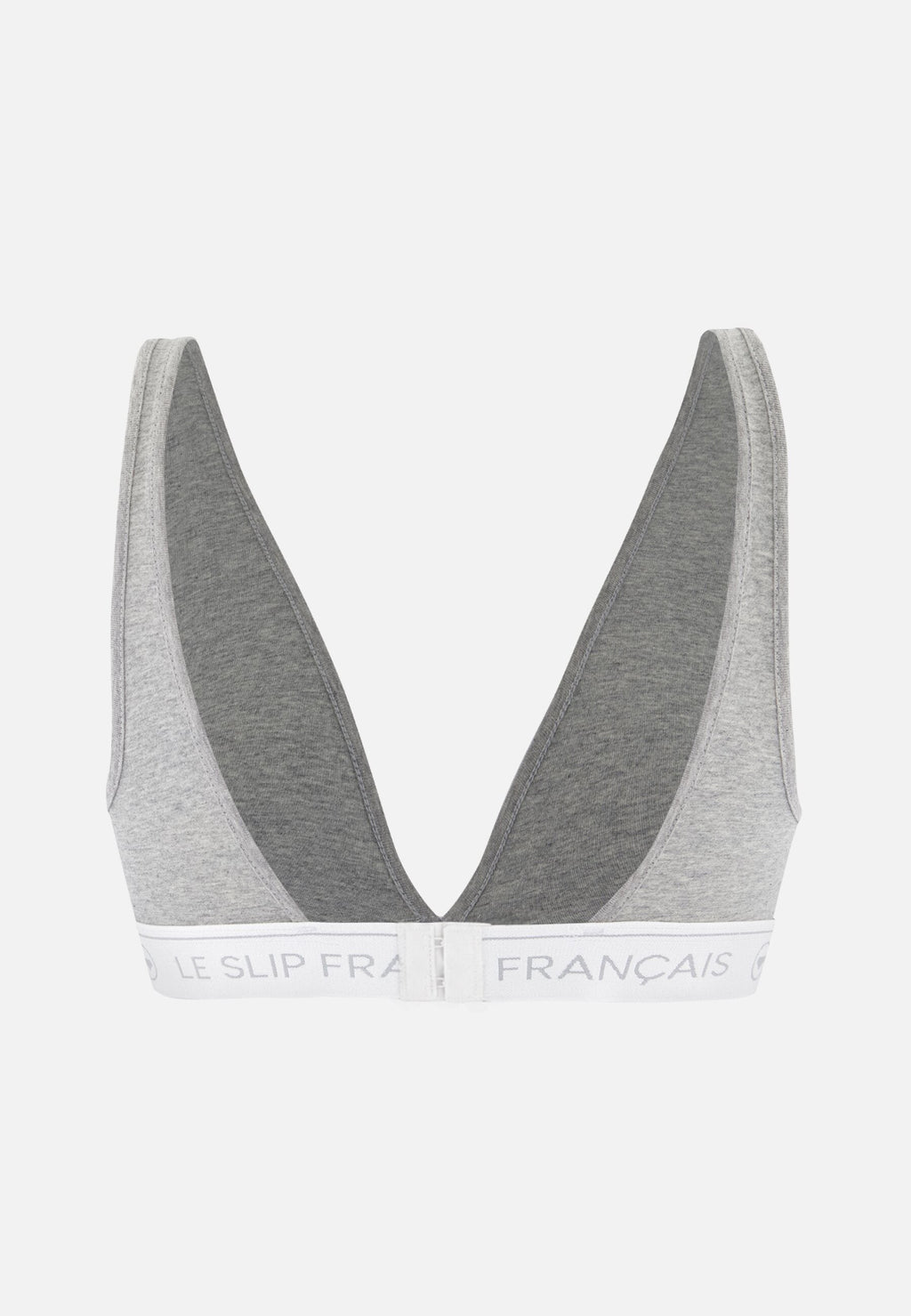 Soutien-Gorge Triangle Sans Armature Séduisante En Coton - Gris Chiné