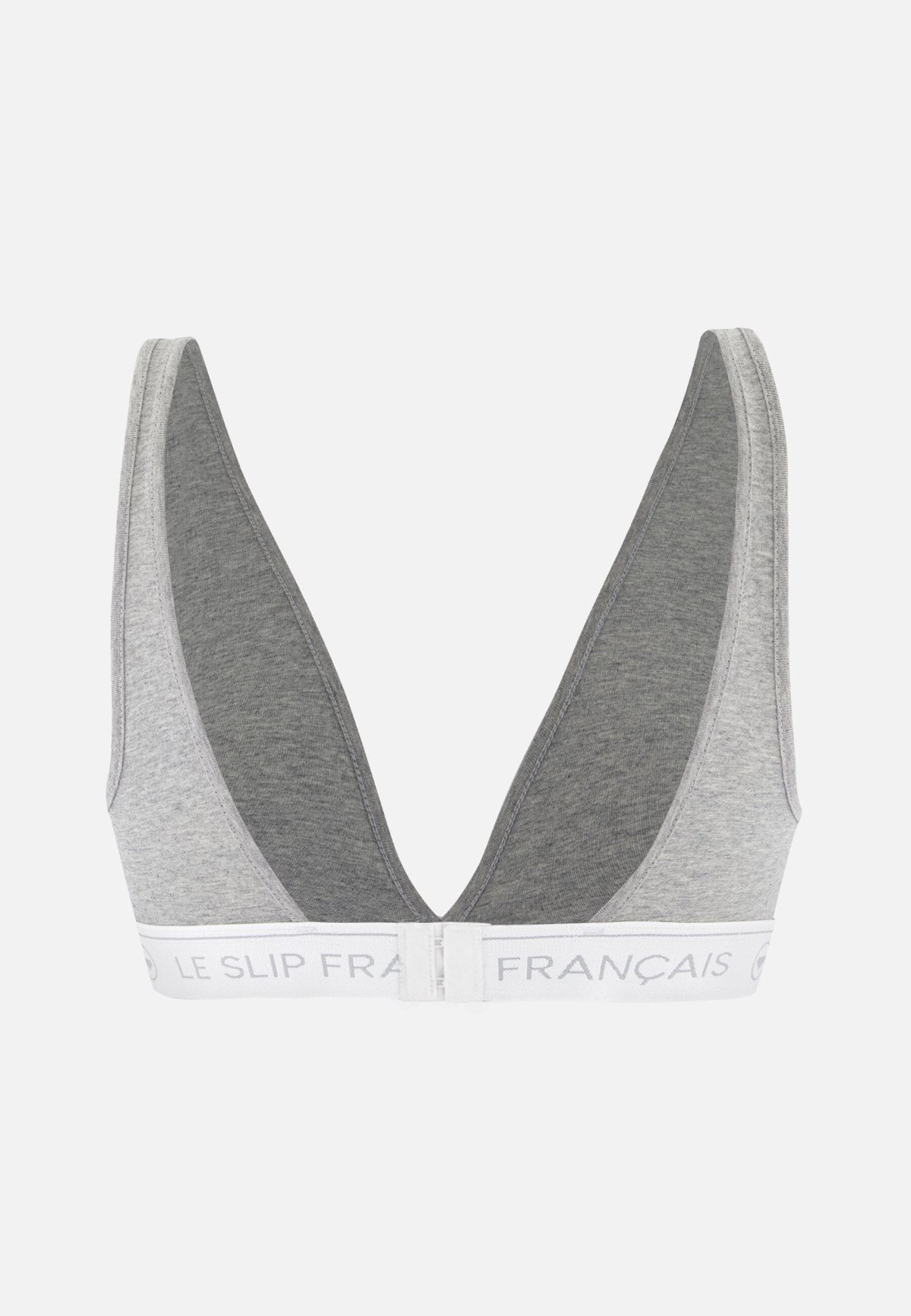 Soutien-Gorge Triangle Sans Armature Séduisante En Coton - Gris Chiné