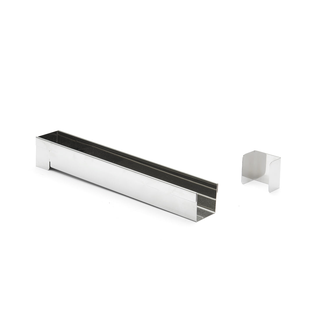 Gouttiere Carree Fine Demont.Inox - 30X4Cm