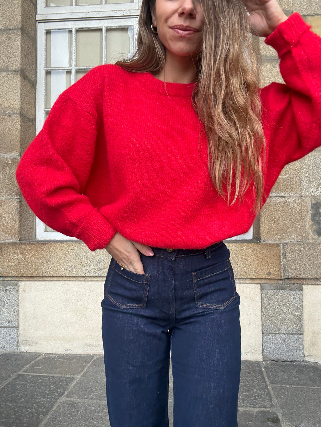 Pull Louise Rouge