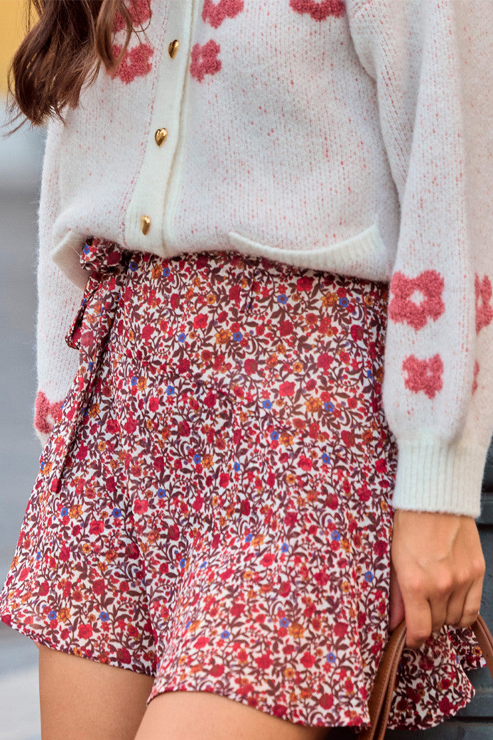 Falda Short Albertina Massima Blanco