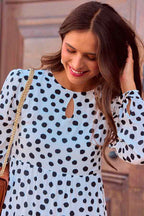 Vestido Pétia Lunares Negro