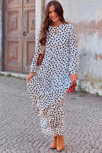 Vestido Pétia Lunares Negro