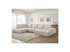 Everest - Panoramic Sofa Bed with Storage - Textured Fabric - Right-Hand Corner - 6 Cushions