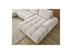 Everest - Panoramic Sofa Bed with Storage - Textured Fabric - Right-Hand Corner - 6 Cushions