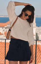 Albertina Navy Skort