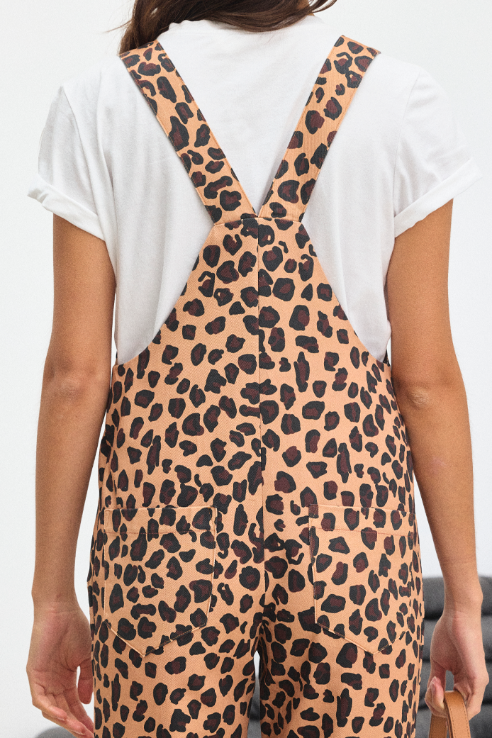 Maïté Léopard Dungaree