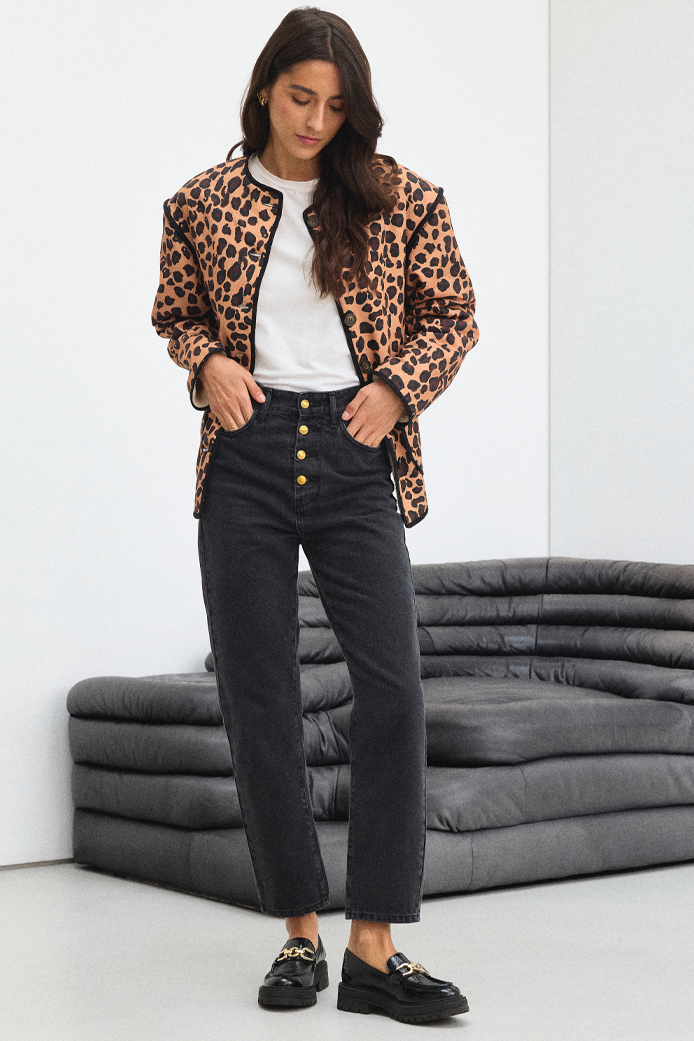 Deskiel Leopard Jacket