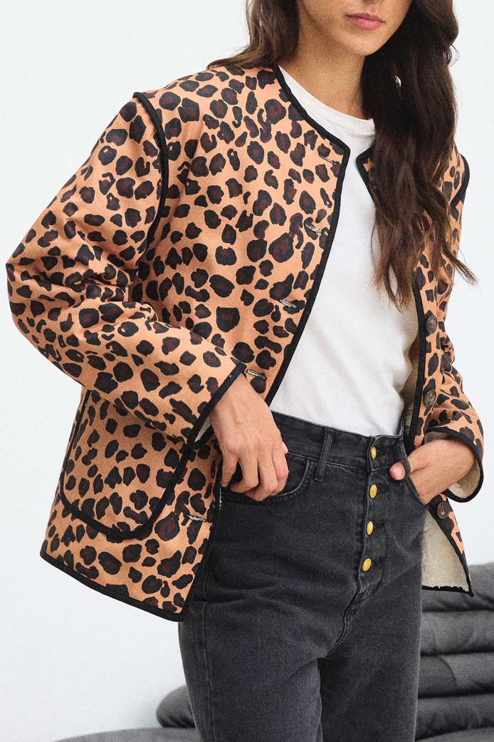 Deskiel Leopard Jacket