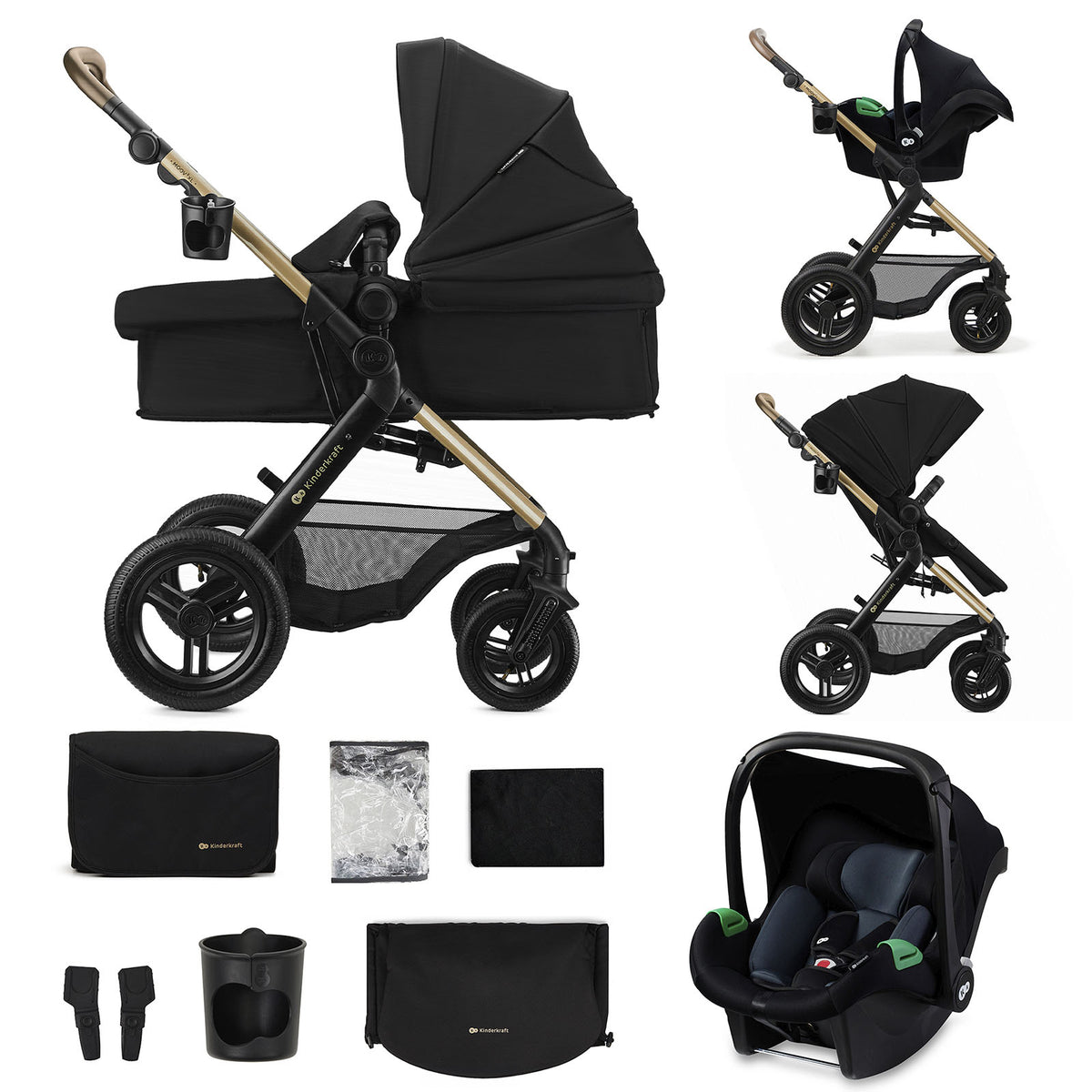 Cochecito Trío Moov 2 XL Negro
