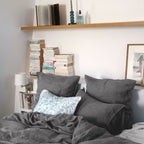 Blanc Cerise – Rêve De Lin - Duvet Cover - Linen - Graphite