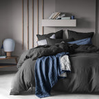 Blanc Cerise – Rêve De Lin - Duvet Cover - Linen - Graphite