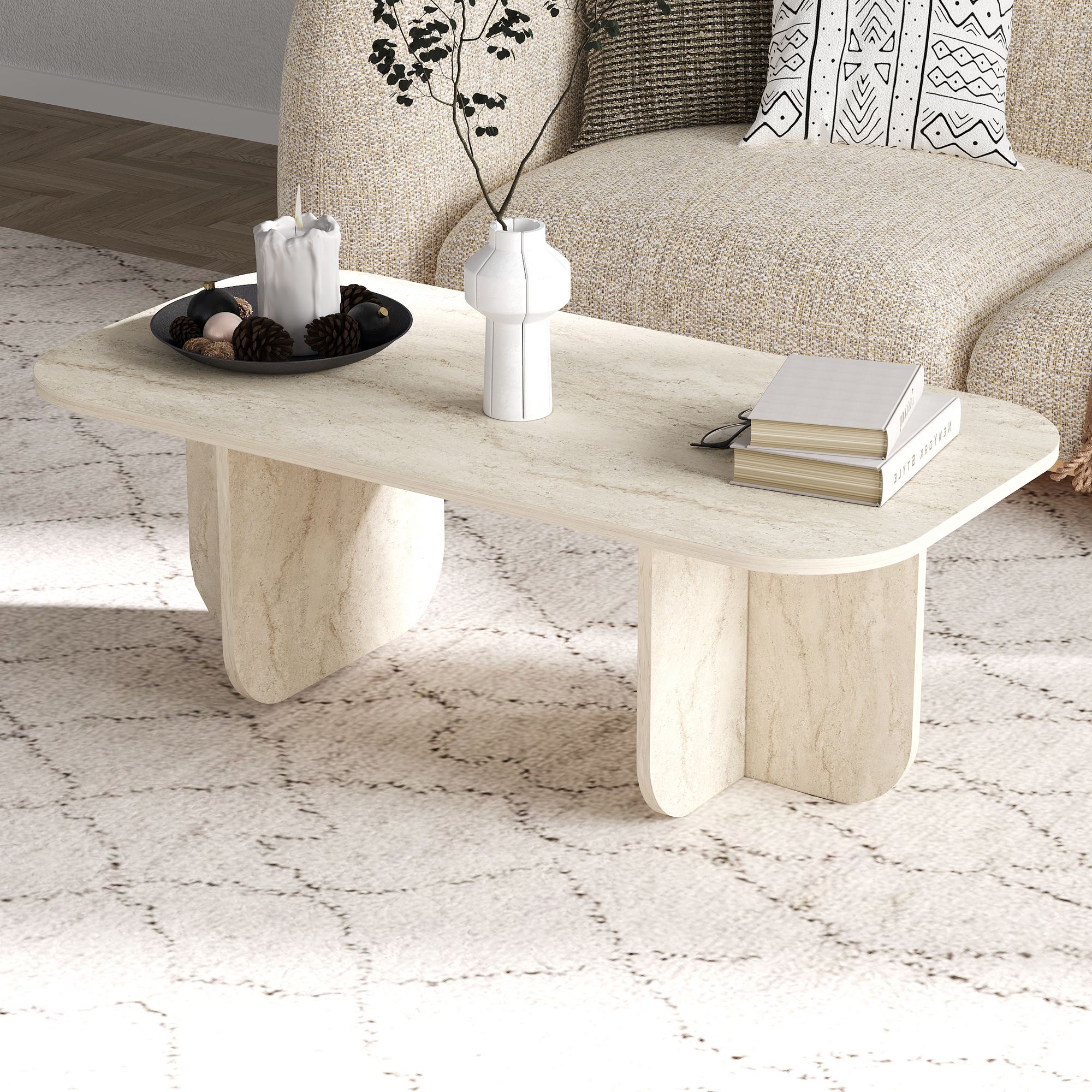 Tables Basses Becaj - Travertin